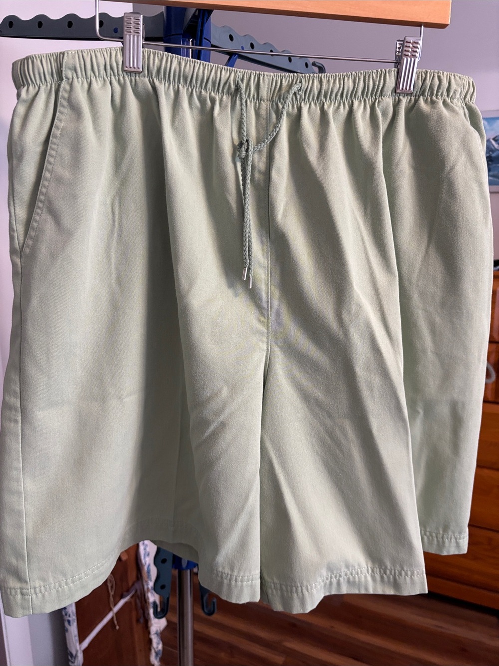 Coral Bay Light Mint Green Women's Hybrid Shorts